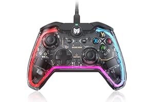 BIGBIG WON Controladores Switch, Controlador Pro con Cable para Nintendo Switch/Switch OLED y PC Windows 10/11, Controlador de Juegos para PC Gamepad Joystick con Doble vibración, giroscopio de 6 Ejes