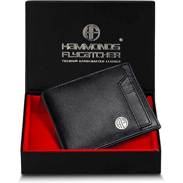 HAMMONDS FLYCATCHER Men's Leather Bi-Fold Wallet - RFID Blocking With Coin Pocket - View #4