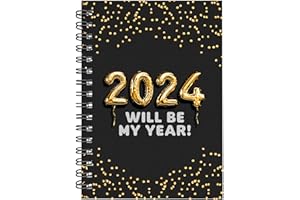 FABULOUS PLANNING Slimming World Compatible Food Diary New Year 2024 Diet Journal Planner 7 Week Countdown Stickers Black Will Be My Year