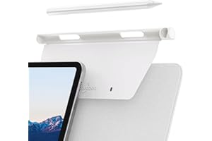 GOOJODOQ Supporto Matita per Apple Pencil 2a Generazione, Compatibile con Apple Magic Keyboard, Smart Keyboard Folio e Altre custodie magnetiche per iPad, Bianco