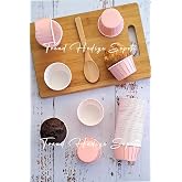 Trend Hediye Sepeti 50'li Soft Pastel Pembe Muffin Cupcake Kalıbı Kek Kaps&uuml;l&uuml;, Muffin Kek Kalıbı, Airfryer Uyumlu