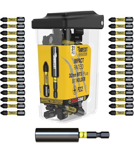 SabreCut Steckschlüssel 8mm/10mm – Magnetisch, Umschaltbar, 62 Mm, Schlagfest Für Bohrmaschinen