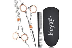‎FCYSY Hair Scissors Thinning Scissors Set, Fcysy Professional Hair Cutting Scissors Hairdressing Scissors Hairdresser Hair Scissors Hairdressing Thinning Scissors Hairdressing Scissors Hairdressing Scissors
