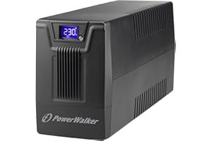 PowerWalker VI 800 SCL - Schwarz - 2 Steckdosen - 5 kg - 7680 W - UPS