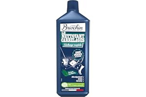 JACQUES BRIOCHIN - Super Nettoyant Carrelage - Séchage Rapide - Sans Traces - Ultra Dégraissant - Parfum Eucalyptus - 96.6% d'Ingrédients d'Origine Naturelle - Ecocert - Fabrication Française - 1L