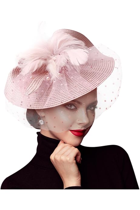 Bandeau à Fleurs Avec Voile Et Plumes - Accessoire Élégant Pour Mariages Et Cérémonies