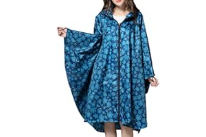 Freiesoldaten Donne Impermeabile Poncho Pioggia Elegante Riutilizzabile Leggero All'aperto Impermeabili Giacca da Pioggia con Cappuccio