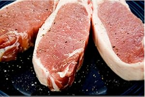 THOMAS RIDLEY Frozen Uncooked British Pork Loin Steaks - 1x2.5kgnom