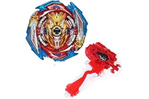 mlywd Gyros Toupies, Quadrive Metal Fusion avec Lanceur Starter Gyros de Combat Jouet Set B-173-01