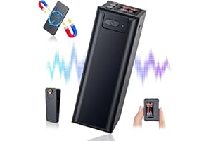 63GB Magnetisches Diktiergerät, Ponovo Digitale Aufnahmegerät Sprachaktiviertes Voice Recorder mit Clip und Passwort für Meetings Interviews Klassen