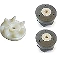 AJS spares- PREETHI "XPro DUO" Mixer Grinder 1pc Motor & 2pc Jar Coupler Set | Mixer Grinder Replacement Parts (Pack of 3pcs)