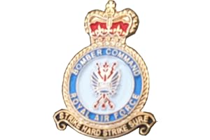 HUNTING AND MILITARY STORE RAF Bomber Command Lapel Royal Air Force Military Badge