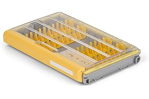 PLANO EDGE 3700 Jerkbait Tackle Box, 35,6 cm L x 22,9 cm B x 4,8 cm H, schützt bis zu 20 Köder, Allzweckboxen zum Angeln, Rustrictor Rostschutztechnologie, wasserdichte Versiegelung,