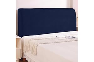 ‎YSTYLE Ystyle Bettkopfteil Bezug, Weicher Staubdicht Headboard Cover, Abnehmbarer Strecken Kopfteil Bezug, Kratzfester Überzug Bett Betthusse Kopfteil Für Schlafzimmer (200cm, Dunkel Blau)