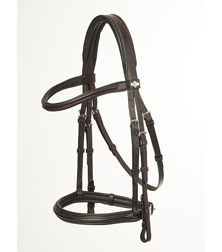 Anatomical Snaffle Bridle With Real Sheepskin – BENZ EQUESTRIAN – Brown Leather, Pony To XFull