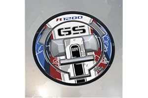 BLACK DOVES GRAPHICS Adesivo 3D Resinato Tappo Serbatoio compatibile con BMW R1200GS 2004-2012 | Sticker Protezione Moto | Accessorio GS Adventure (Multicolore)