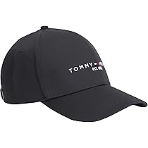 Cappellino BOSS Zed Stripe | 100% Cotone | Regolabile 52-63 Cm | Tesa Curva | Logo BOSS | Nero | Taglia Unica Uomo