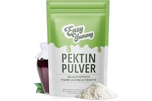 ‎EASY YUMMY EASY YUMMY - Pektin Pulver (100 g), Veganes Gelatine Pulver, Pektin für Marmelade