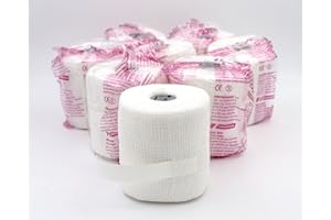 ONFARMA CPK FIX mt benda elastica coesiva autoaderente autoadesiva fasciatura sport distorsioni (attacca su se stessa) (16 Bende cm 10x20 mt)