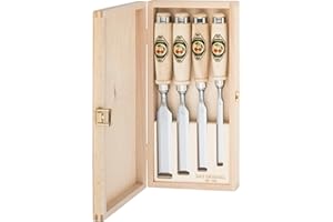 Kirschen Jeu de 4 ciseaux à bois 1141 HK/Boîte en bois