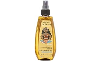 Corine de Farme - Spray Ultra Démêlant Disney Vaiana - Soin pour Enfant - Sans Rinçage - Formulation Clean Beauty, Fabriqué en France - Parfum Coco
