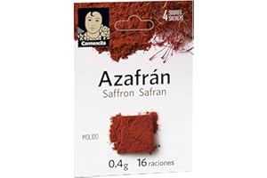 Zafferano Spagnolo Polvere Qualità zafferano 0,40g Spice alta Superior 4 utilizza Paella Originale Carmencita