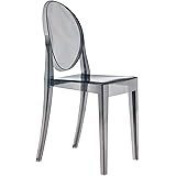 Kartell Victoria Ghost, Set da 2 Sedie, Fumé