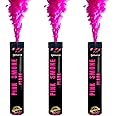 EXCLUSIVE ONLINE Smoke Grenades/Flares Ring Pull for Gender Reveal, Paintball, Weddings, Photo-shoots and Special Effects Aprox 90 second Duration Pack of 3(Pink)