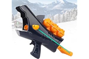 FUNTERY Schneeball Kanone Spielzeug, Schneeball Macher Schneeball Maker Schneeball Pistole Schneeball Blaster Schneeball Kämpfe Spielzeug für Kinder Jungen Mädchen im Freien Spielen Schnee (Blau)