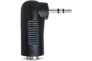 HosaTech GMP-467 Right Angle 3.5mm TRS to 2.5mm TRS Adapter