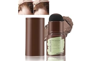 Boobeen Hairline Powder Stick, Hair Shadow Powder for Thinning Hair, Root Touch-Up Powder Covers Grey Hair Quickly, Root Concealer for Hair Loss