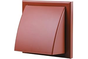 FANTRONIX 125mm 5-inch Durable Windproof Outside Cowl Vent Cover Weather Rainwater Protection Cooker Hood Bathroom Shower Kitchen Shed Tumble Dryer Utility Room Extractor Fan MVHR Unit Passive Vent