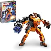 LEGO Marvel Rocket Robot Zırhı 76243-6 Yaş ve &Uuml;zeri &Ccedil;ocuklar i&ccedil;in Marvel Studios Galaksinin Koruyucuları Oyuncak Yapım Seti (