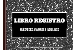 Libro Registro de Huéspedes, Viajeros e Inquilinos: Para Check-In de Clientes I Casa, Piso, Vivienda Alquiler Vacacional I Alojamiento Turístico I ... | A5 (Libros de registro de huéspedes)