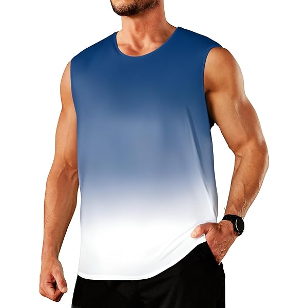 MAGCOMSEN Tank Top Herren - UPF 50+ Muskelshirt Für Sport & Sommer