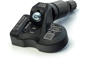 I-VENT RDKS/TPMS – Reifendrucksensoren passend für: BMW 5 Serie - Typ F10 / F11 - (Bauzeitraum von 03/2014 bis 01/2017) - Metallventil Schwarz - OE-Nummer: 36106890964-1 Sensor mit Ventil