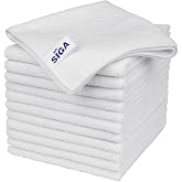 MR.SIGA Microfiber Cleaning Cloths, Streak Free Towels, Pack of 12 | Multipurpose Microfiber Cloths Super Absorbent Reusable