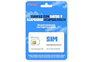 GENÉRICO Tarjeta SIM Multiformato Pago por Uso (con Datos Ilimitados) o Tarifa | SIN permanencia | para Móviles, Alarmas, Relojes, localizadores... | GSM-2G/3G/4G/5G | Llamadas | SMSs | Datos