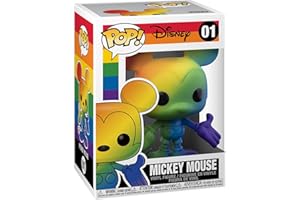 Funko Pop! Disney: Pride - Mickey Mouse - Rainbow - Disney Standard Characters - Collectable Vinyl Figure - Gift Idea - Official Merchandise - Toys for Kids & Adults - TV Fans