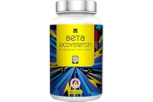‎SONNESEE Beta-Ecdysteron-haltiger Pflanzenextrakt 1200 mg – Mit Ashwagandha, Rhodiola & BCAA – 90 Kapseln – Hochdosiert, Vegan, Laborgeprüft