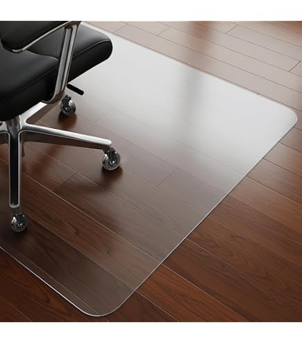 KARAT Neo - Tappetino protettivo per pavimenti duri, per sedia da ufficio, parquet, laminato, sedia da ufficio, spessore: 1,5 mm (rosso, 90 x 120 cm