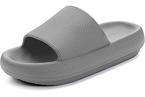 Misolin Zapatillas Mujer Hombre Chanclas Verano Super Suaves on Cloud Sandalias Antideslizante de Baño Secado Pantuflas Piscina Playa Comodas Interior Exterior Unisex