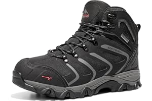 NORTIV 8 Herren Outdoorschuhe Wanderstiefel Trekking Wanderschuhe Wasserdicht Mid Kletterschuhe Bergsteigen Hiking Boots Armadillo Serien