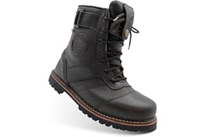 Mycl Turell Browning Motorradstiefel für Herren - Robuste, Wasserdichte Boots mit Rutschfester Sohle für Maximale Sicherheit