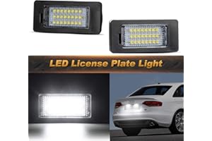 ‎OZ-LAMPE OZ-LAMPE LED Kennzeichenbeleuchtung für Au-di A1 S1 A4 B8 8K A5 A6 C7 S6 C7 A7 S7 Q5 RS5 Fecelift, Kennzeichenleuchten für VW GOLF6/7 Variant Plus SHARAN PASSAT Se-at Alhambra/Sko-da Fabia Oktavia