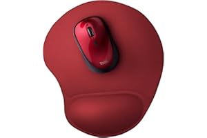 Trust BigFoot podkładka pod mysz z podparciem nadgarstka, ergonomiczna podkładka pod mysz, zapobiega obciążeniu nadgarstka, 236 x 205 mm, powierzchnia z mikrofibry, żelowa podkładka pod nadgarstek,