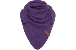 KNIT FACTORY - Coco Dreiecksschal Junior - Mädchen Strickschal mit Wolle - Halstuch für Kinder - Kinderschal - Umschlagtücher aus Hochwertige Qualität - Kinder XXL Schal