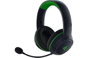 Razer Kaira Wireless Gaming Headset for Xbox Series X|S, Xbox One: Triforce Titanium 50mm Drivers - Cardioid Mic - Breathable Memory Foam Ear Cushions - EQ Pairing Button - Windows Sonic - Black