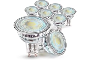 Mastery Mart GU10 LED Warmweiss Lampe, 4.5W Ersetzt 50W Glühbirne, 345 Lumen 2700K Warmweiß LED Leuchtmittle, Abstrahlwinkel 38° Flimmerfrei Strahler, Nicht Dimmbar Reflektorlampen, 6er-Pack