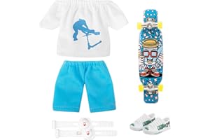 Wenmin Gioco di skateboard piccolo, pattinatore da dito per bambini | Skateboard creativo con movimento in punta delle dita per giocattoli educativi